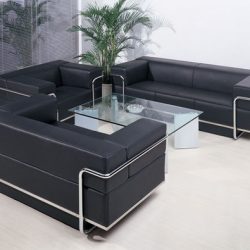 Black sofa set