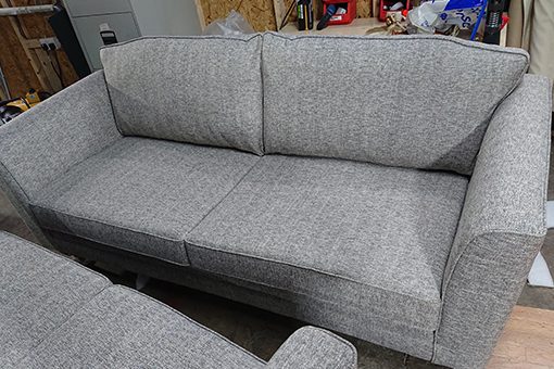 Reupholstery of High-quality sofa set