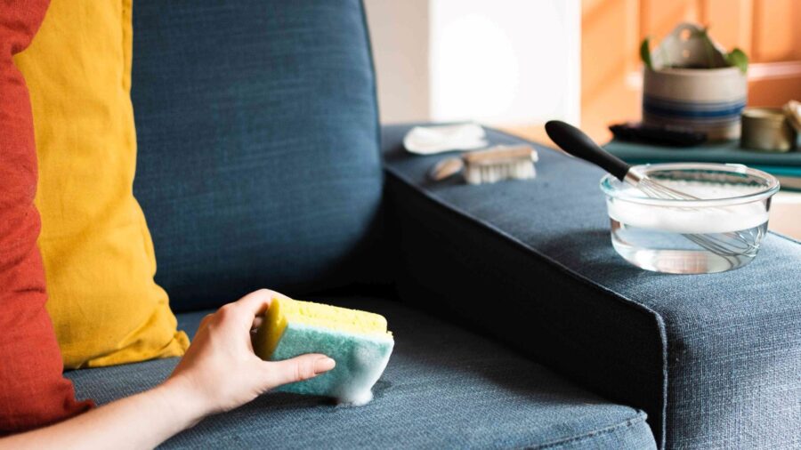 How to clean velvet and leather upholstered furniture